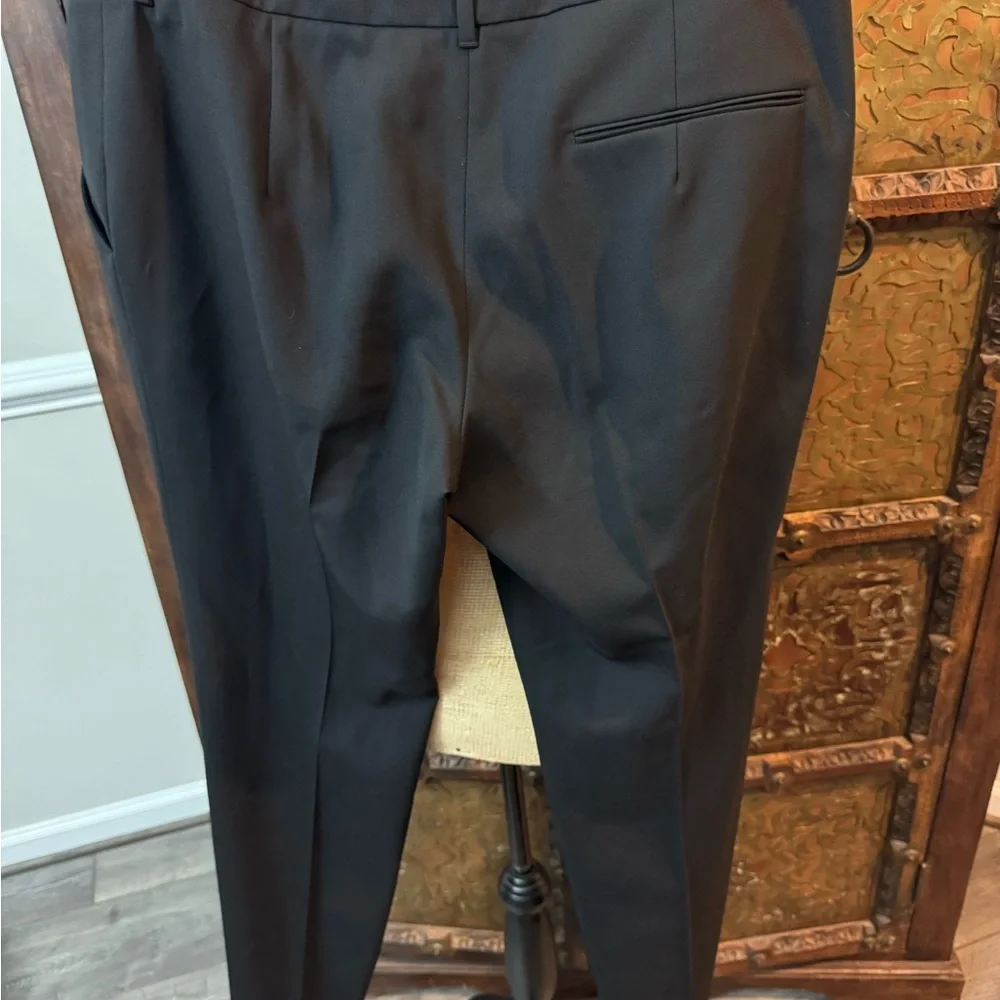 Jil Sander Black Dress Pants‎ Classic Straight-Leg 44